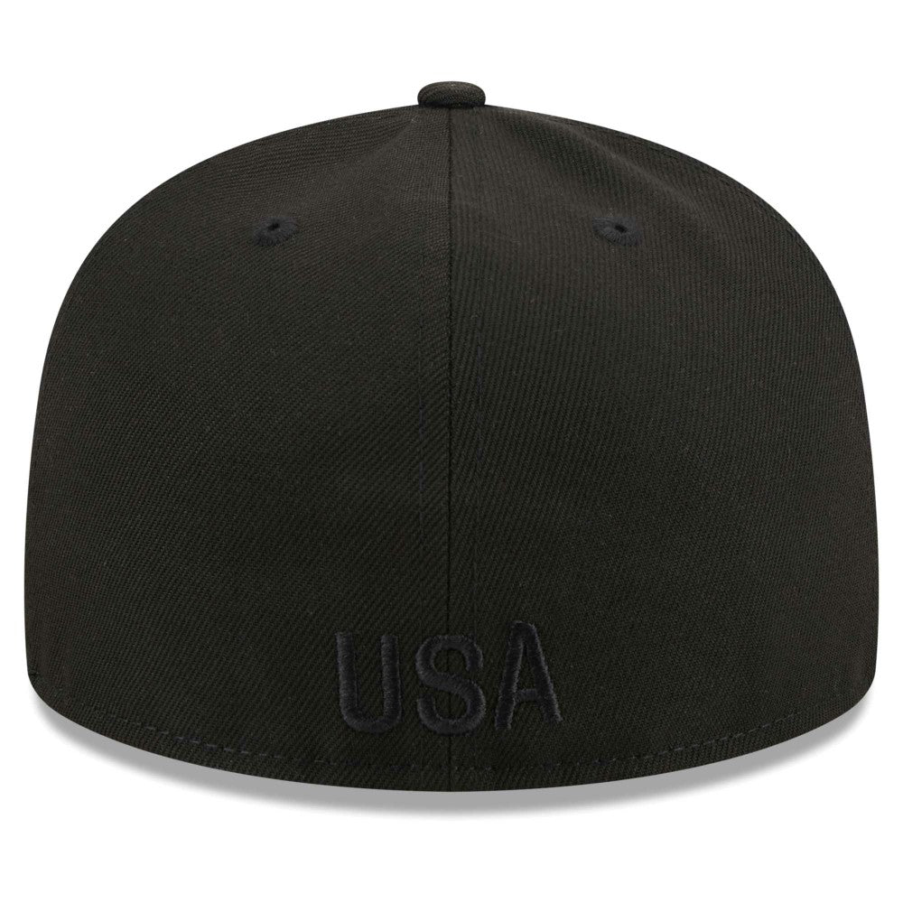 USMNT New Era Text 59FIFTY Fitted Hat Black - New Era on sale