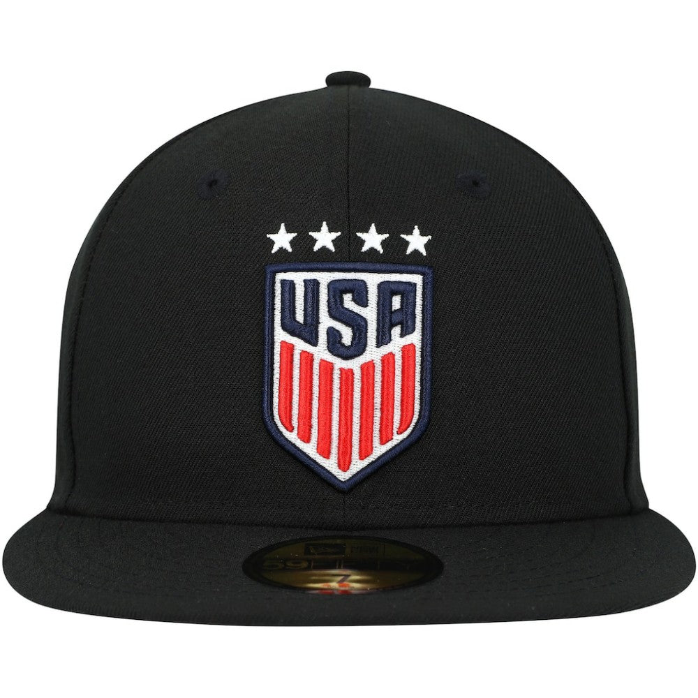 USWNT New Era Team Basic 59FIFTY Fitted Hat Black - New Era for sale