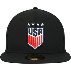 USWNT New Era Team Basic 59FIFTY Fitted Hat Black - New Era for sale