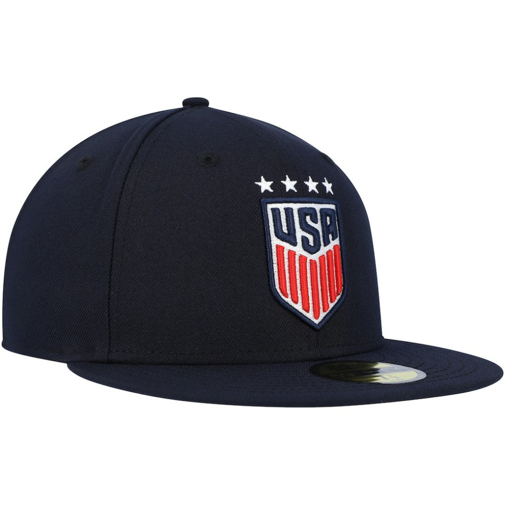 USWNT New Era Team Basic 59FIFTY Fitted Hat Navy - New Era for sale