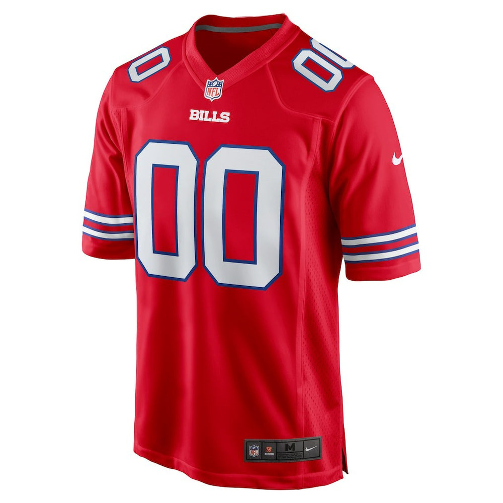 Buffalo Bills Alternate Custom Game Jersey - Red Jerseys