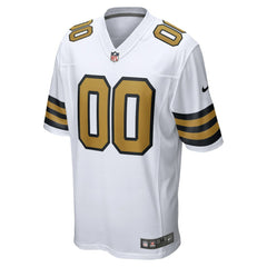 New Orleans Saints Alternate Custom Game Jersey - White Jerseys