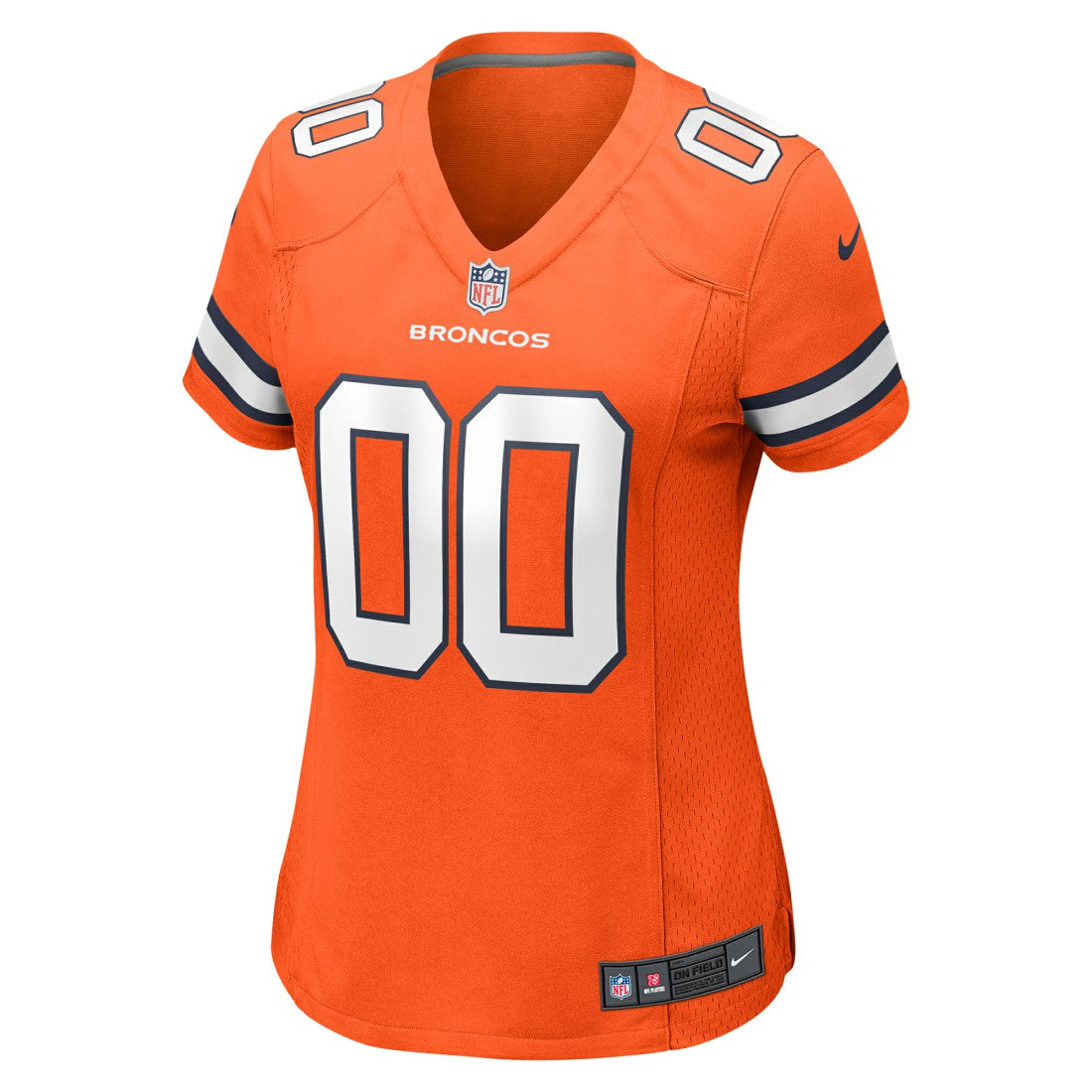 Denver Broncos Women's Alternate Custom Game Jersey - Orange Jerseys