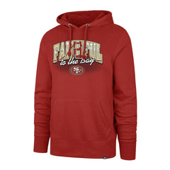 San Francisco 49ers '47 Regional Headline Pullover Hoodie - Scarlet Hoodies