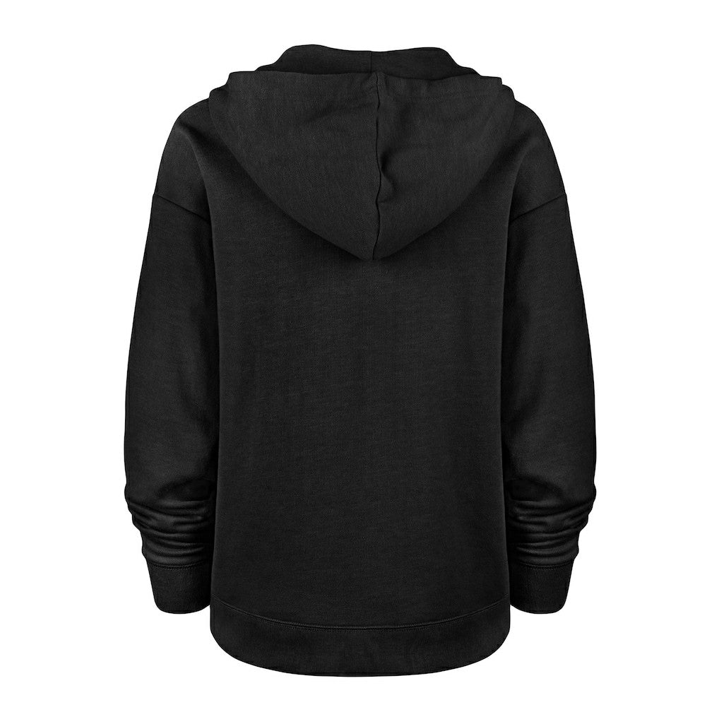 Kansas City Chiefs '47 Women's Color Rise Kennedy Pullover Hoodie - Black Hoodies