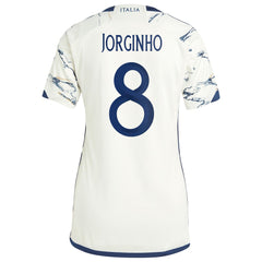 Jorginho Italy National Team Women's 2023 Away Replica Jersey White - Adidas for sale