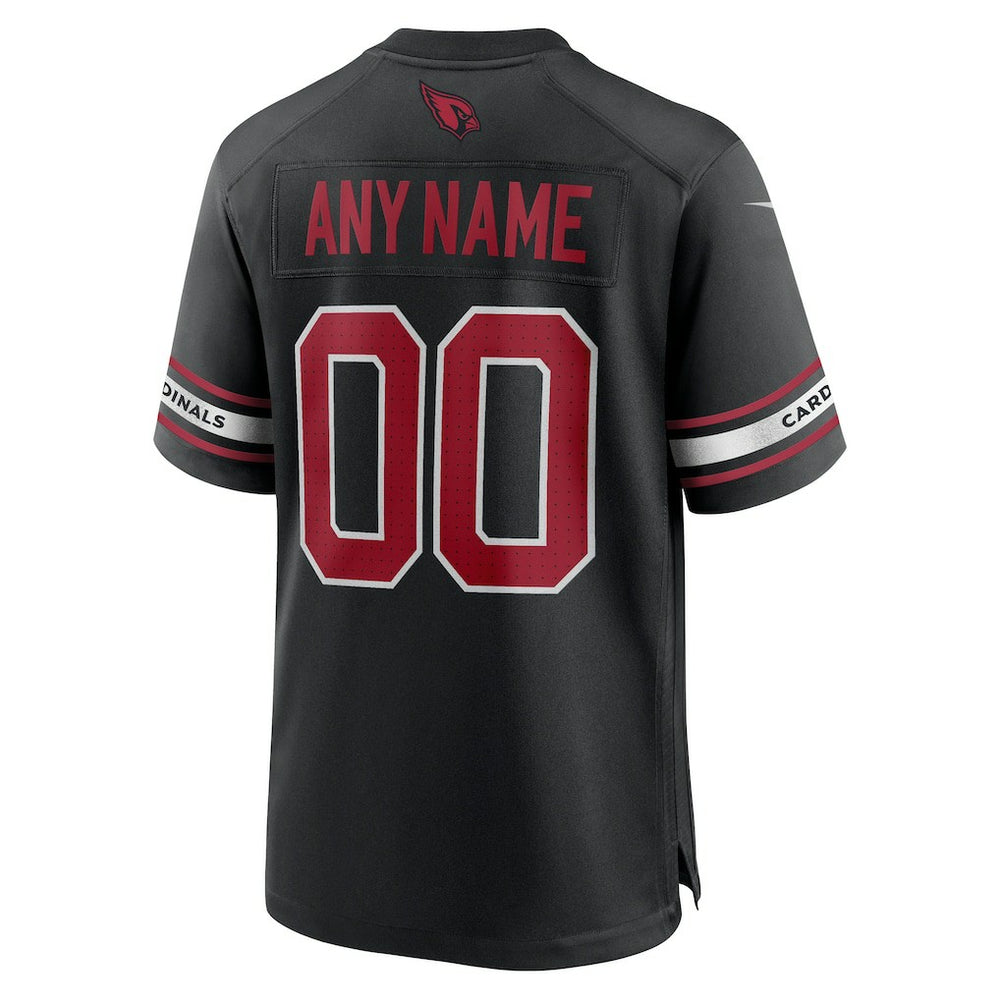 Arizona Cardinals Alternate Custom Game Jersey - Black Jerseys