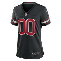 Arizona Cardinals Women's Alternate Custom Game Jersey - Black Jerseys