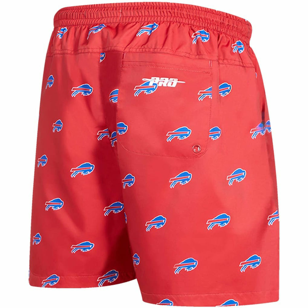 Buffalo Bills Pro Standard Allover Print Mini Logo Shorts - Red Shorts