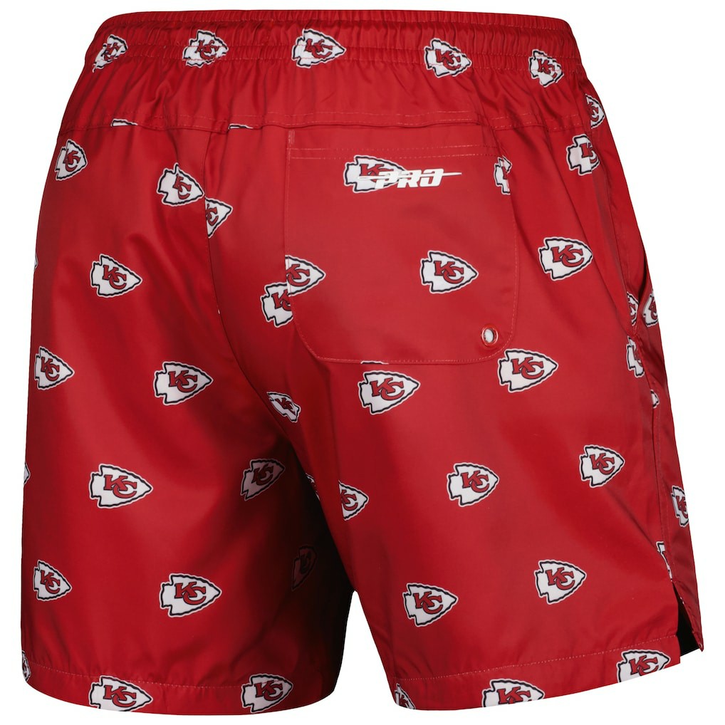 Kansas City Chiefs Pro Standard Allover Print Mini Logo Shorts - Red Shorts