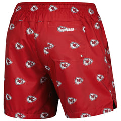 Kansas City Chiefs Pro Standard Allover Print Mini Logo Shorts - Red Shorts