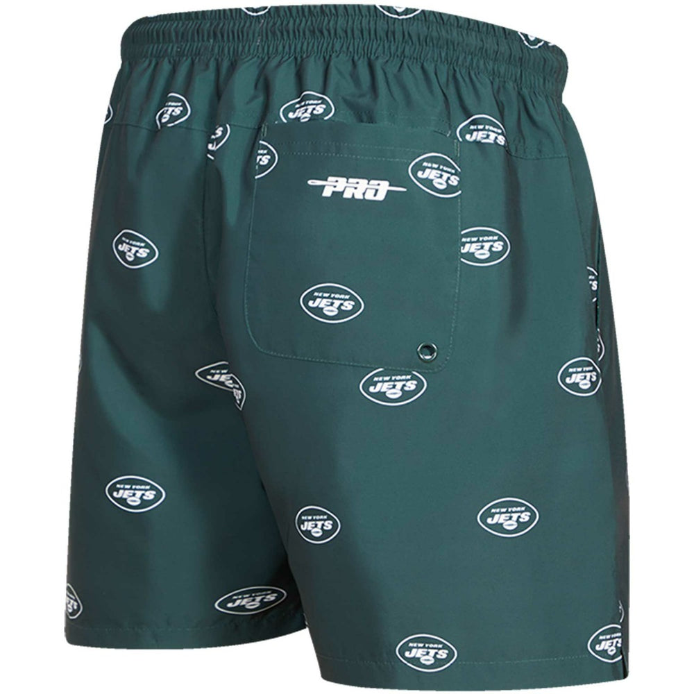 New York Jets Pro Standard Allover Print Mini Logo Shorts - Green Shorts