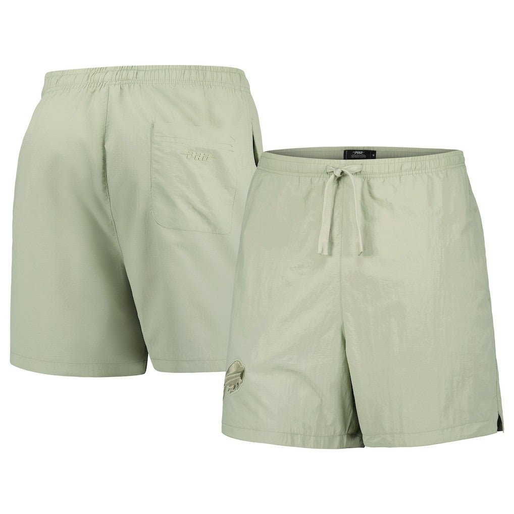 Buffalo Bills Pro Standard Neutrals 2.0 Woven Shorts - Light Green Shorts