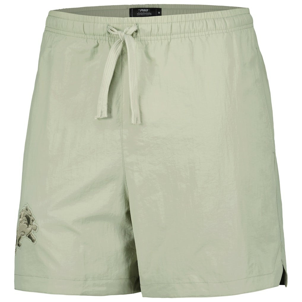 Detroit Lions Pro Standard Neutrals 2.0 Woven Shorts - Light Green Shorts