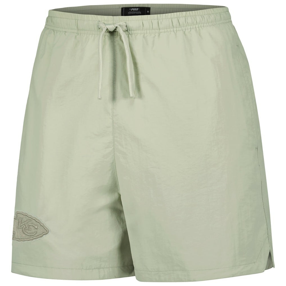 Kansas City Chiefs Pro Standard Neutrals 2.0 Woven Shorts - Light Green Shorts