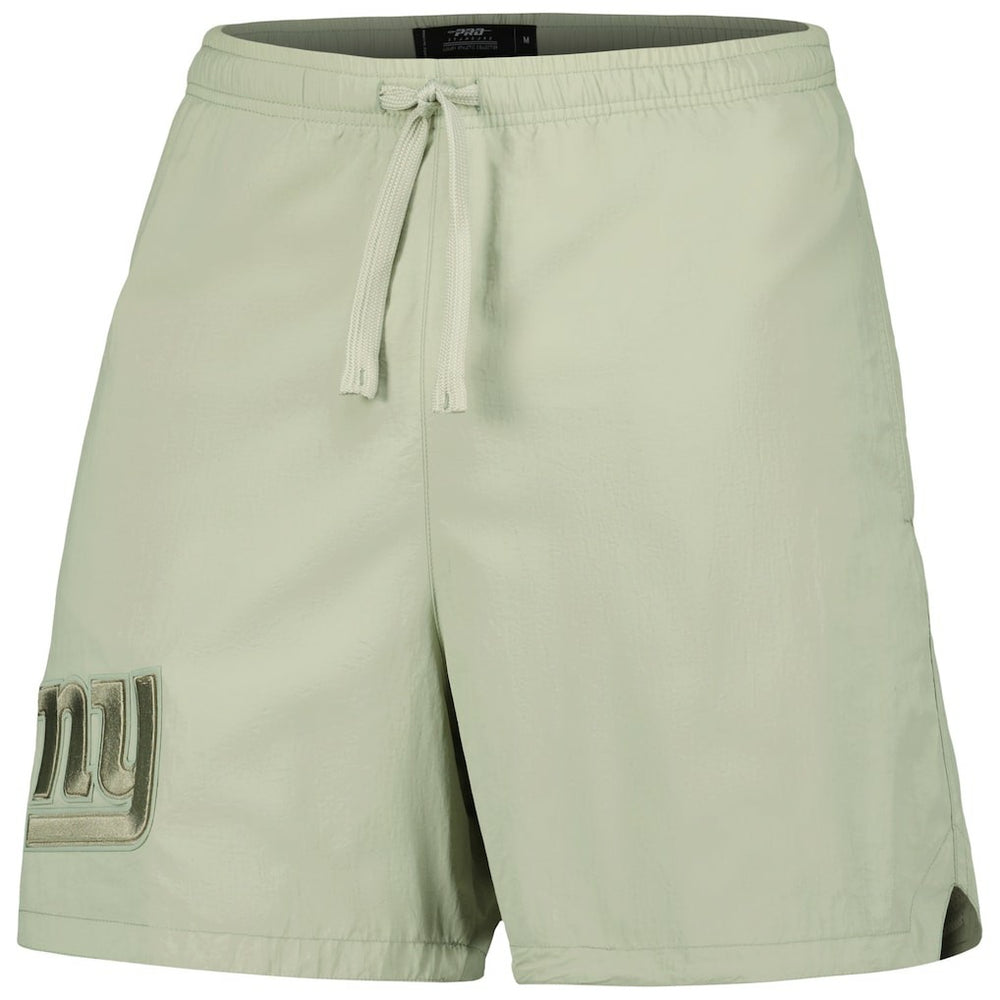 New York Giants Pro Standard Neutrals 2.0 Woven Shorts - Light Green Shorts