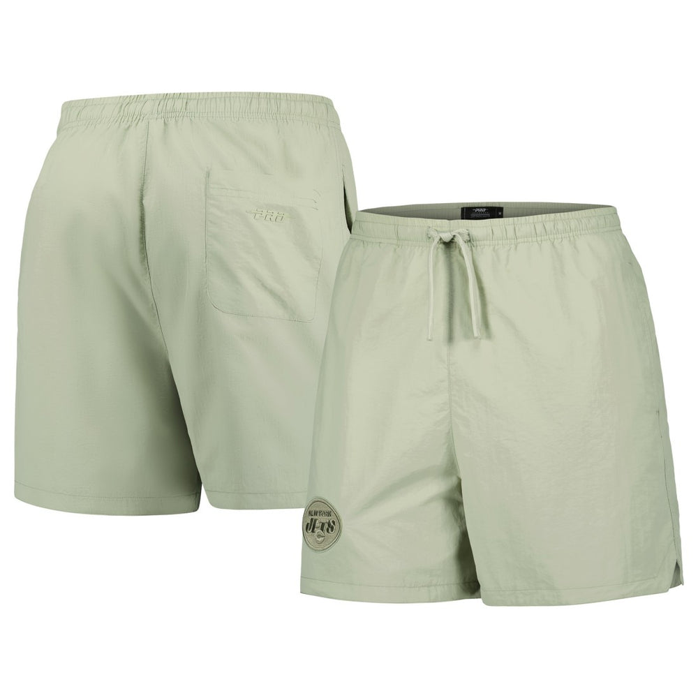 New York Jets Pro Standard Neutrals 2.0 Woven Shorts - Light Green Shorts