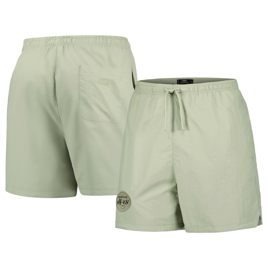 New York Jets Pro Standard Neutrals 2.0 Woven Shorts - Light Green Shorts