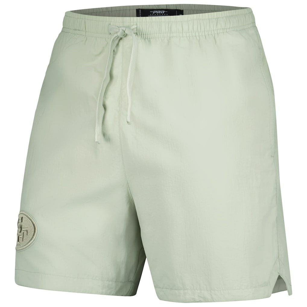 San Francisco 49ers Pro Standard Neutrals 2.0 Woven Shorts - Light Green Shorts