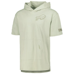 Buffalo Bills Pro Standard Neutrals Short Sleeve Pullover Hoodie - Light Green Hoodies