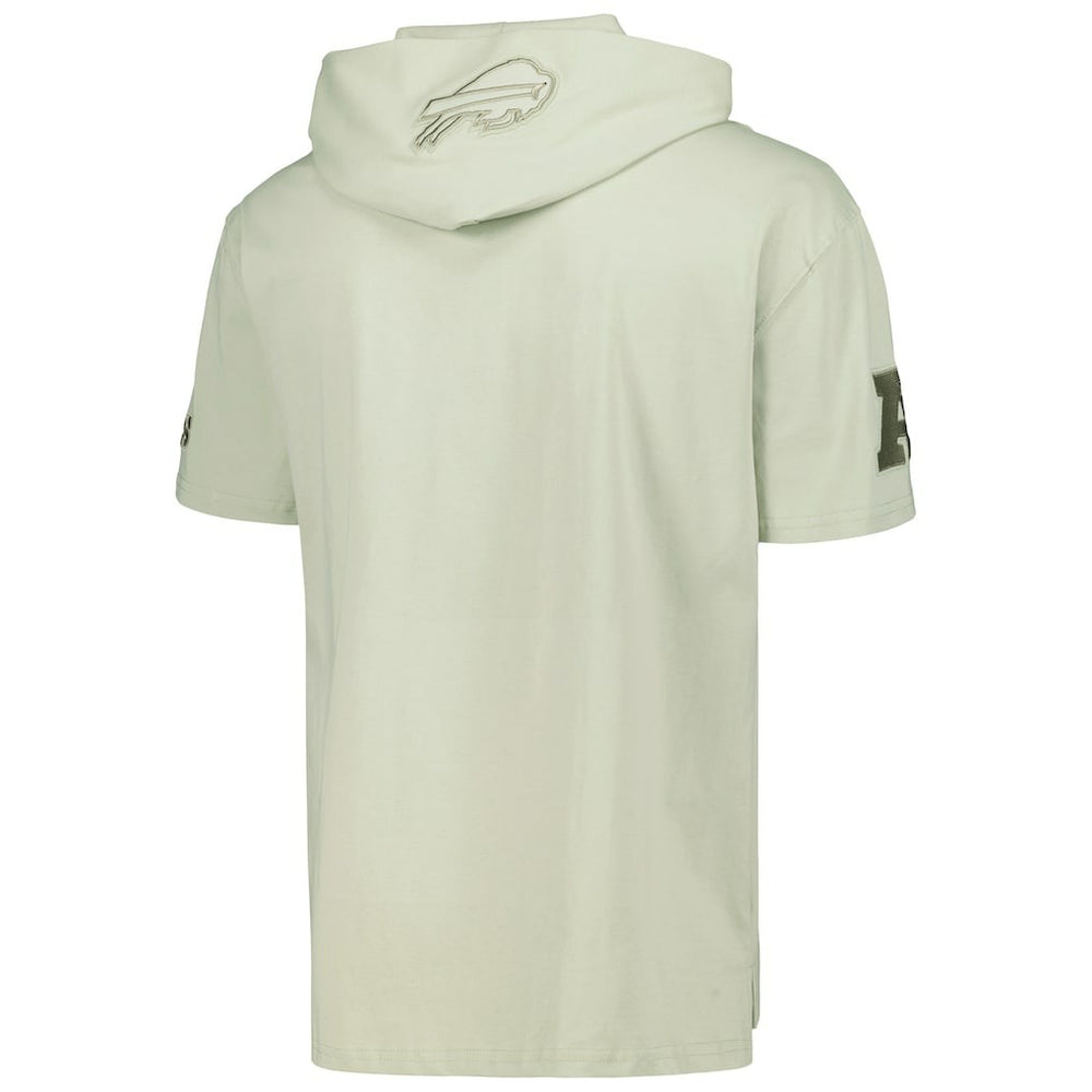 Buffalo Bills Pro Standard Neutrals Short Sleeve Pullover Hoodie - Light Green Hoodies
