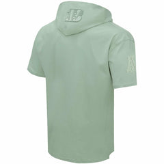 Cincinnati Bengals Pro Standard Neutrals Short Sleeve Pullover Hoodie - Light Green Hoodies
