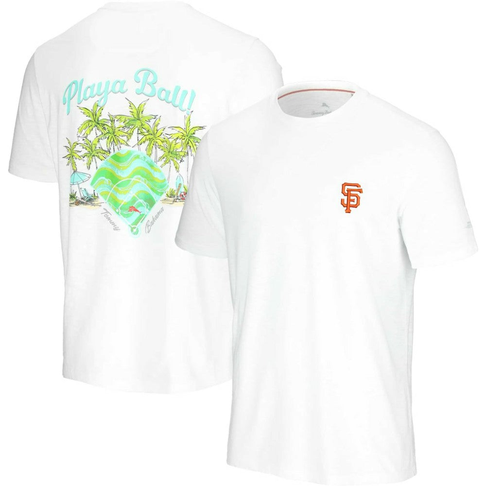 San Francisco Giants Tommy Bahama Playa Ball T-Shirt - White T-shirts
