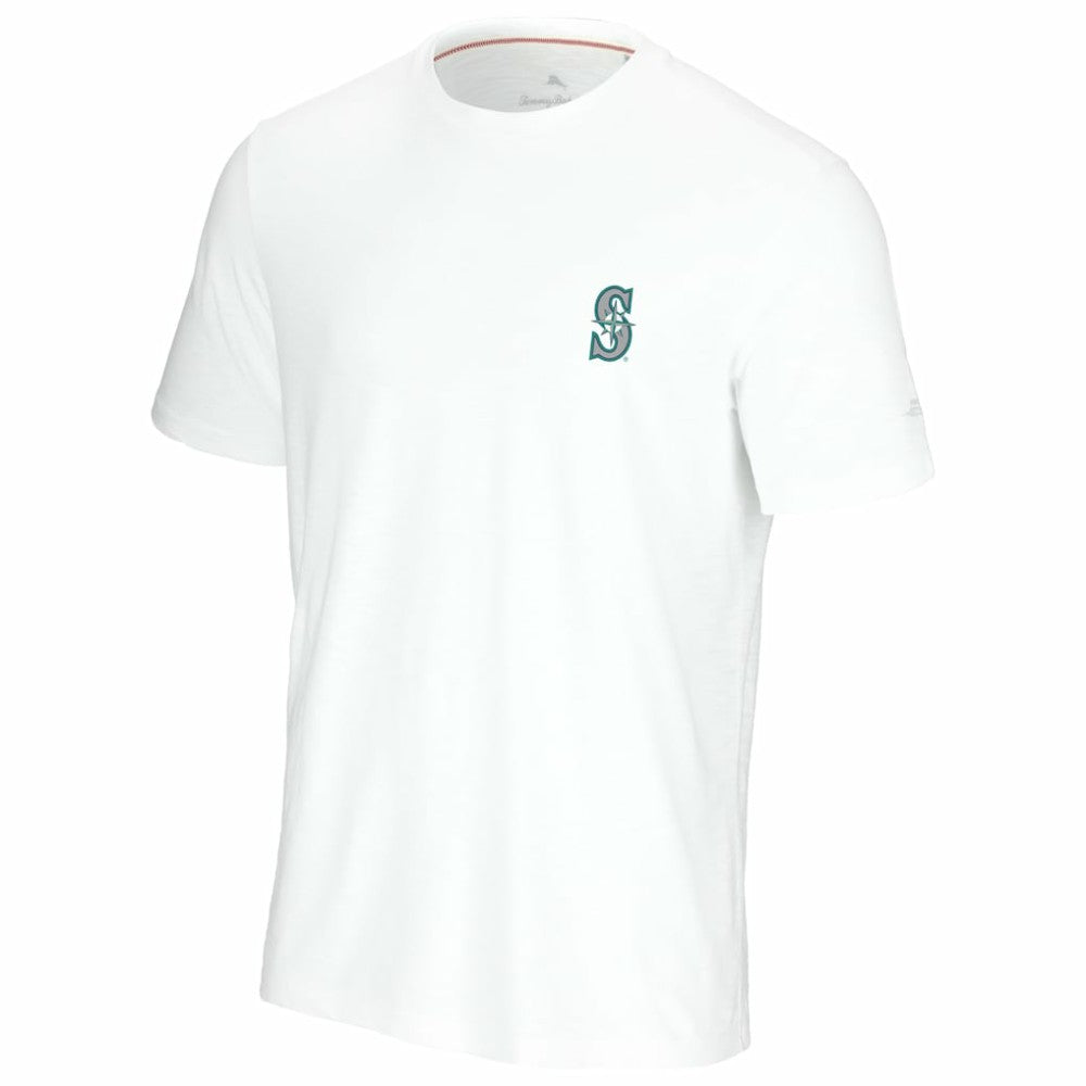 Seattle Mariners Tommy Bahama Playa Ball T-Shirt - White T-shirts