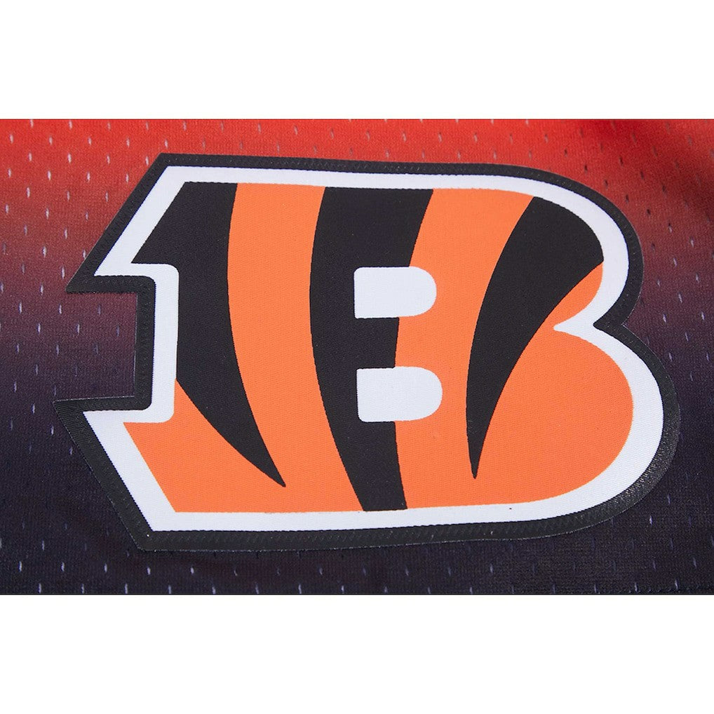 Cincinnati Bengals Pro Standard Ombre Mesh Shorts - Black/Orange Shorts