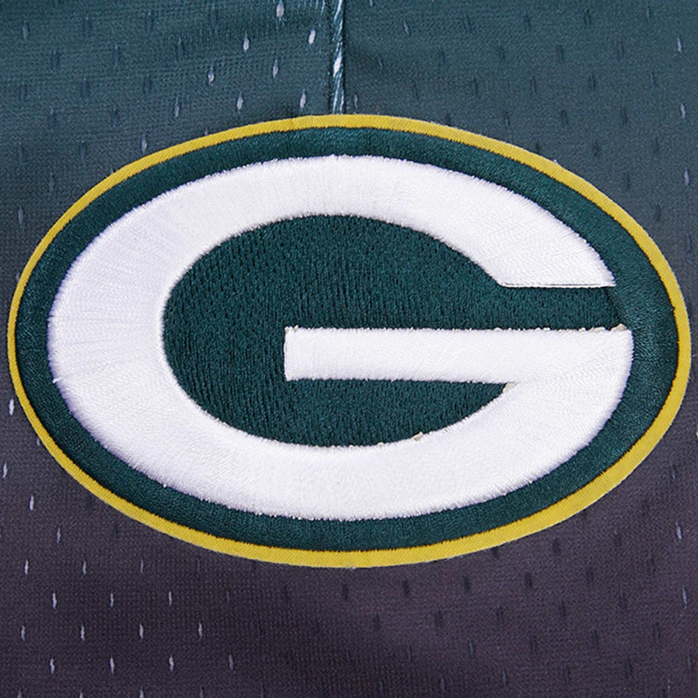 Green Bay Packers Pro Standard Ombre Mesh Shorts - Black/Green Shorts