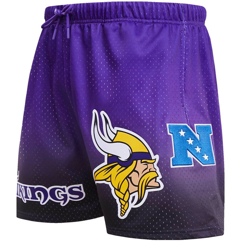 Minnesota Vikings Pro Standard Ombre Mesh Shorts - Black/Purple Shorts