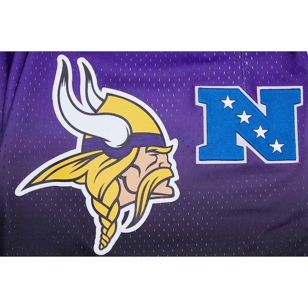 Minnesota Vikings Pro Standard Ombre Mesh Shorts - Black/Purple Shorts