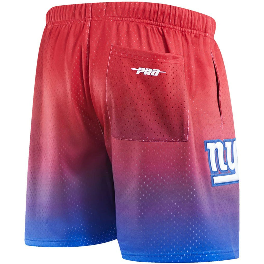 New York Giants Pro Standard Ombre Mesh Shorts - Royal/Red Shorts