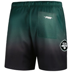 New York Jets Pro Standard Ombre Mesh Shorts - Black/Green Shorts