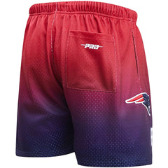 New England Patriots Pro Standard Ombre Mesh Shorts - Navy/Red Shorts