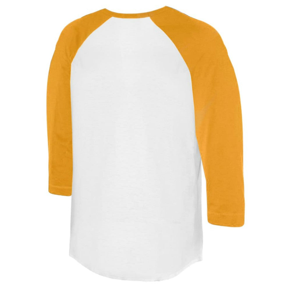 San Diego Padres Tiny Turnip Women's Bronto 3/4-Sleeve Raglan T-Shirt - White/Gold T-shirts