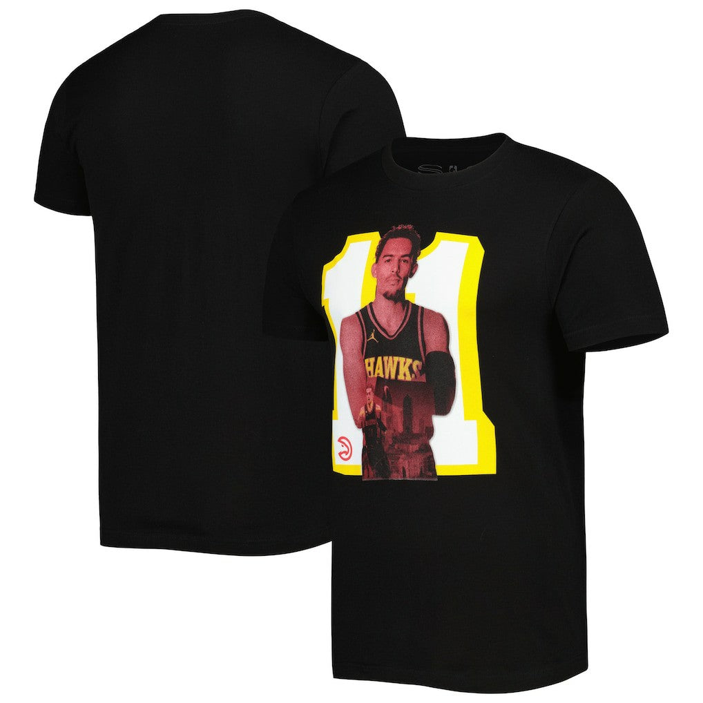 Trae Young Atlanta Hawks Stadium Essentials Player Metro T-Shirt Black
