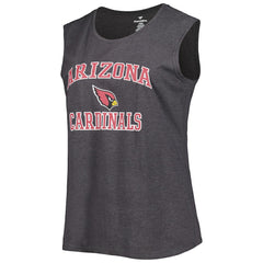 Arizona Cardinals Women's Plus Size Tank Top - Heather Charcoal Tops