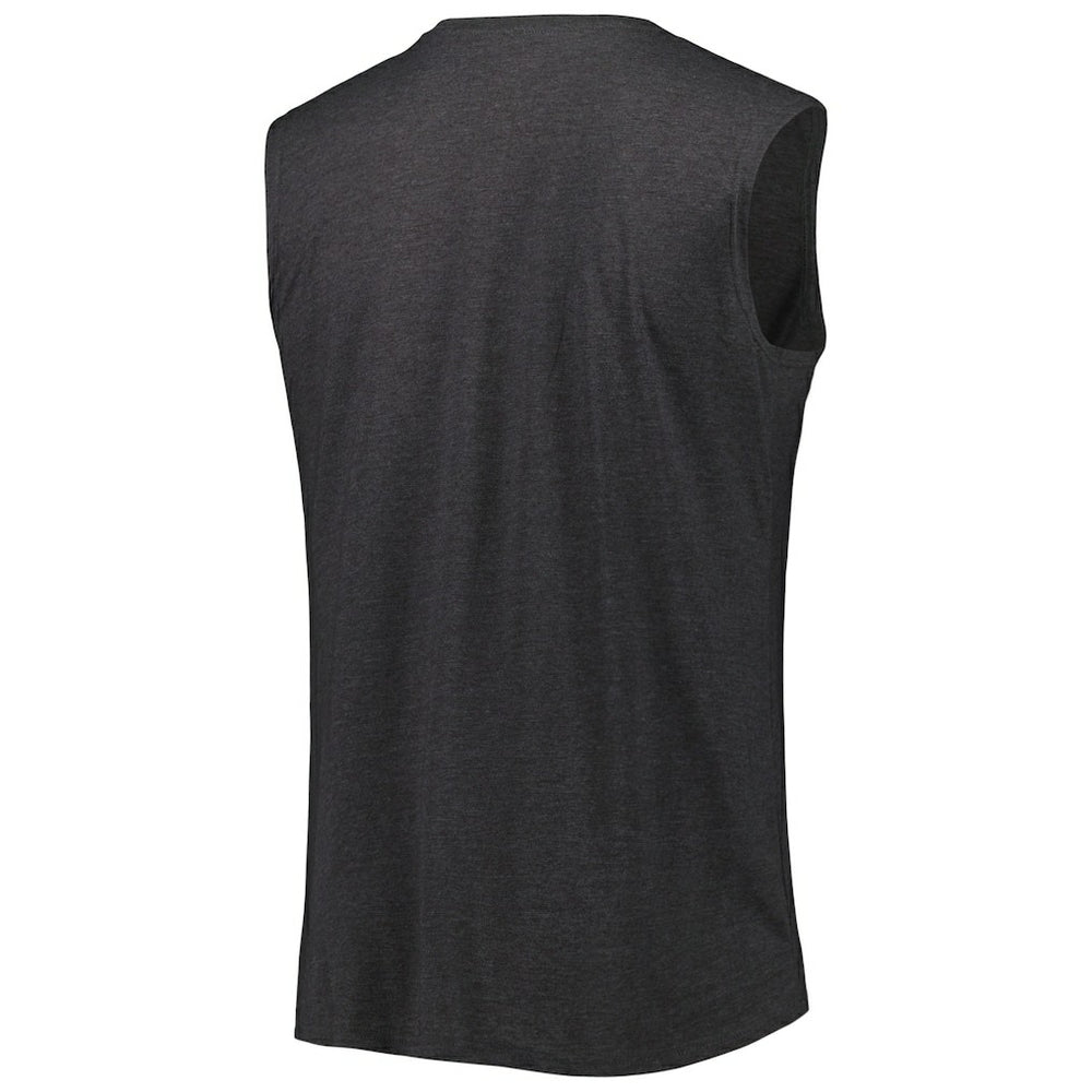 New Orleans Saints Women's Plus Size Tank Top - Heather Charcoal Tops