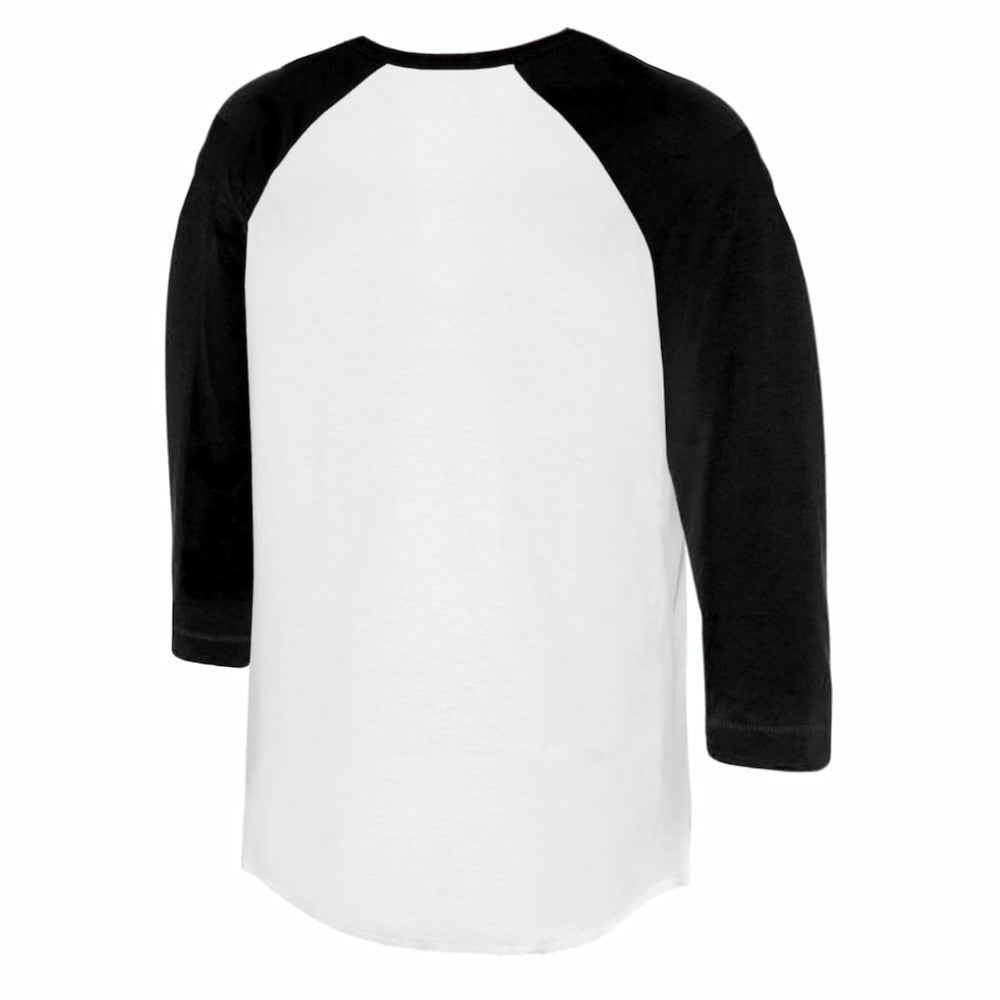 San Francisco Giants Tiny Turnip Women's Jada 3/4-Sleeve Raglan T-Shirt - White/Black T-shirts