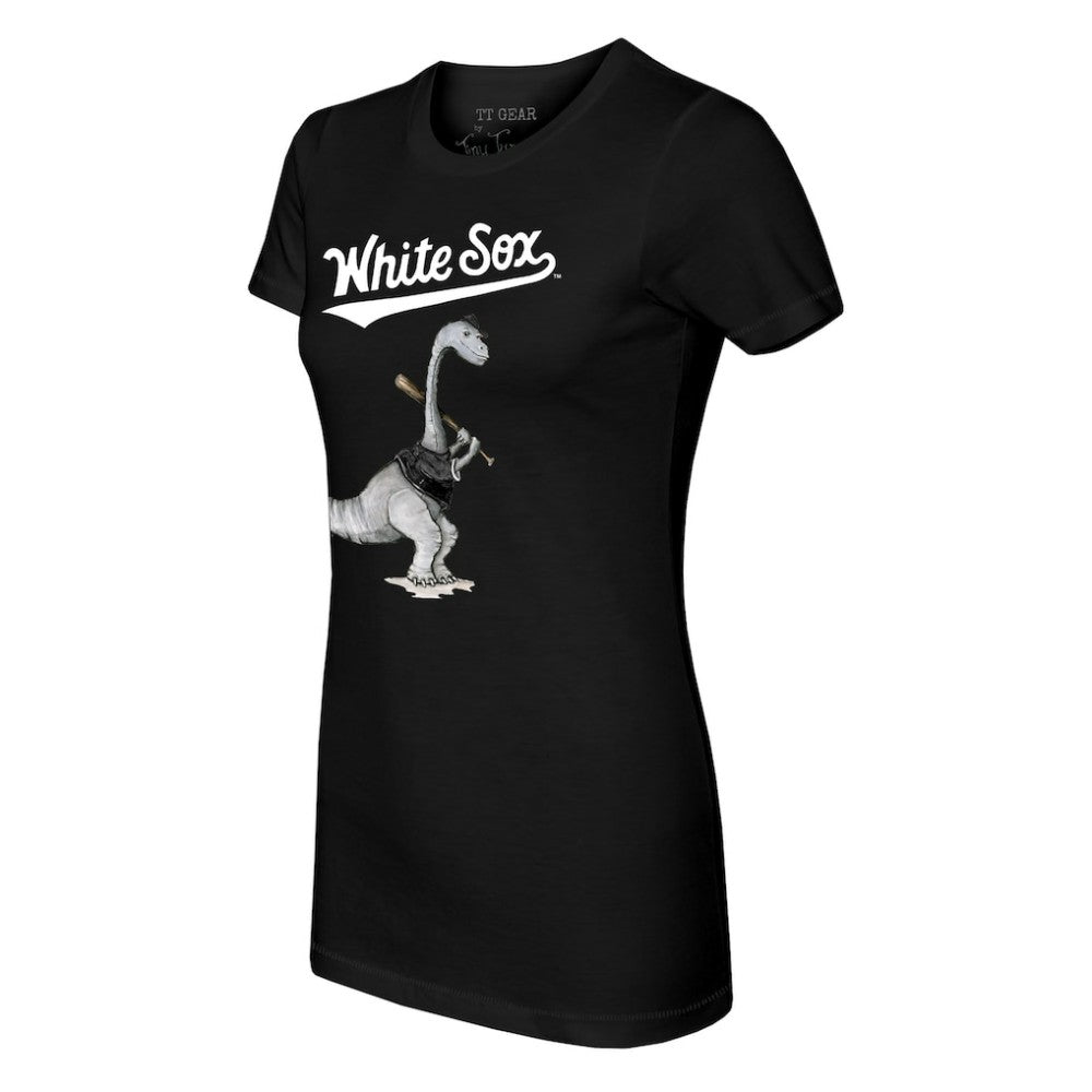 Chicago White Sox Tiny Turnip Women's Bronto T-Shirt - Black T-shirts