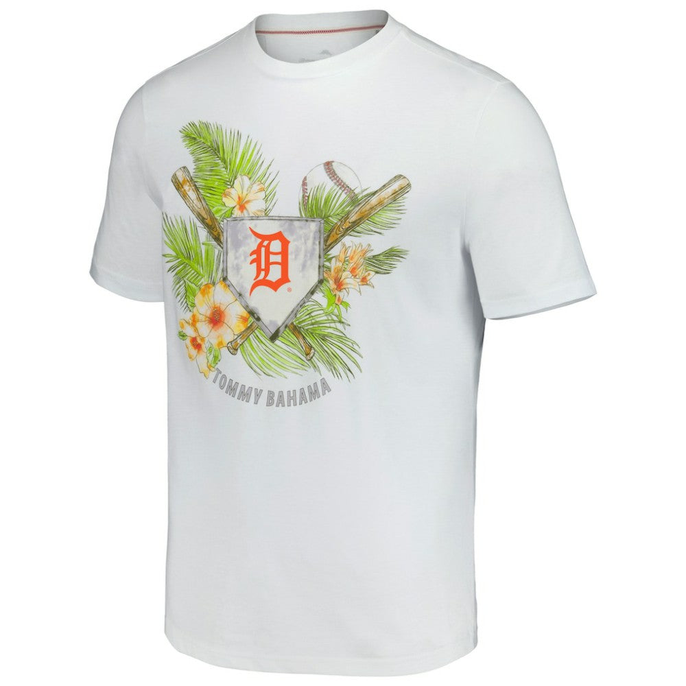 Detroit Tigers Tommy Bahama Island League T-Shirt - White T-shirts