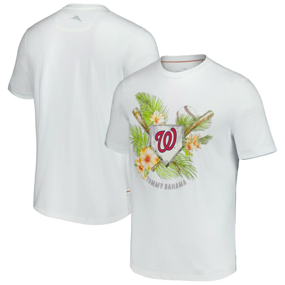 Washington Nationals Tommy Bahama Island League T-Shirt - White T-shirts