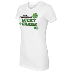 San Francisco Giants Tiny Turnip Women's Lucky Charm T-Shirt - White T-shirts