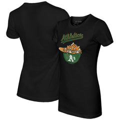 Athletics Tiny Turnip Women's Nacho Helmet T-Shirt - Black T-shirts