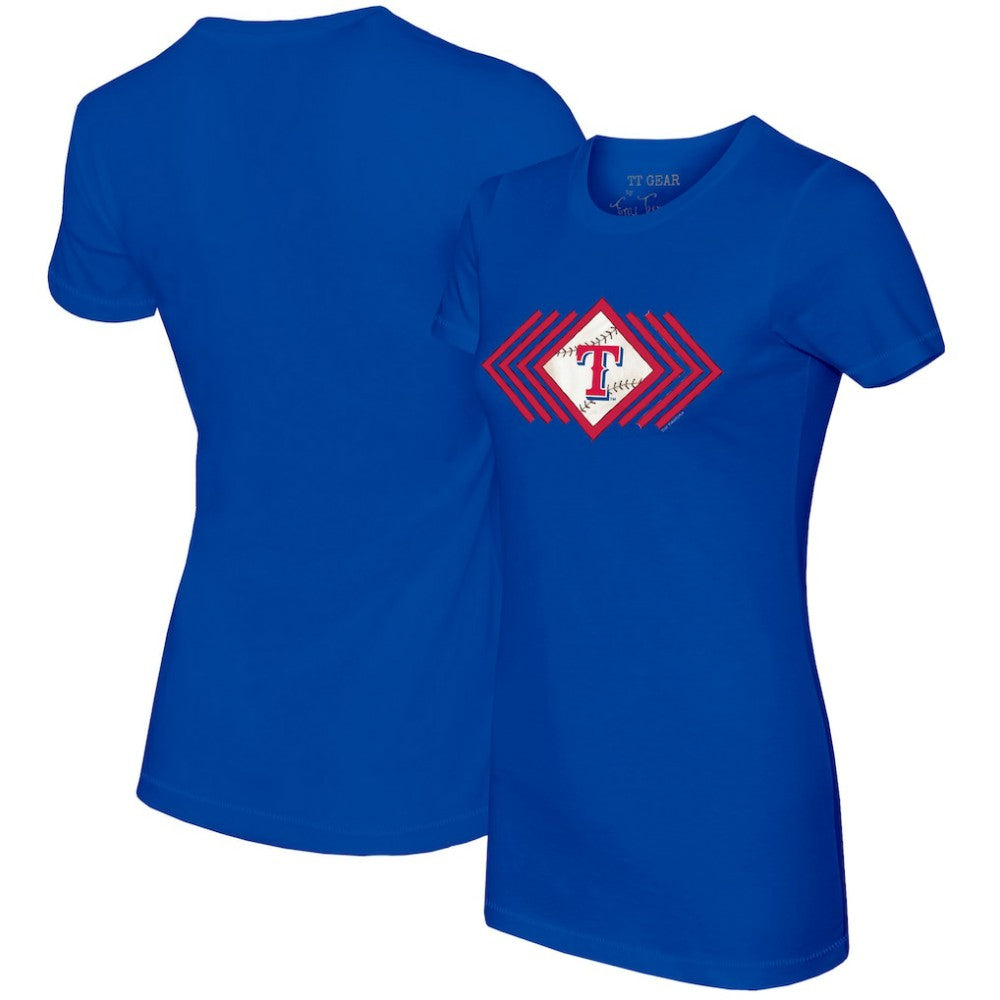 Texas Rangers Tiny Turnip Women's Prism Arrows T-Shirt - Royal T-shirts