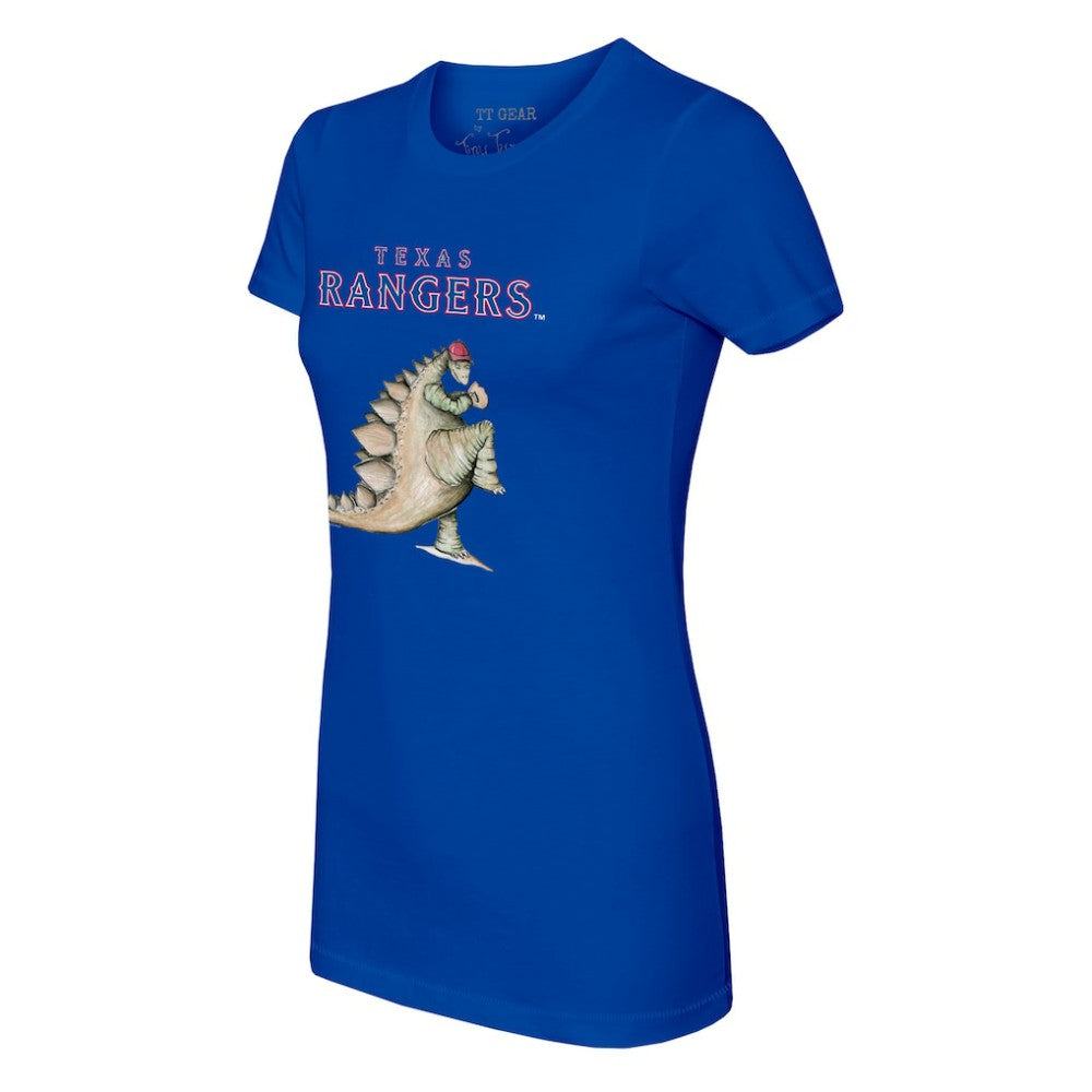 Texas Rangers Tiny Turnip Women's Stega T-Shirt - Royal T-shirts
