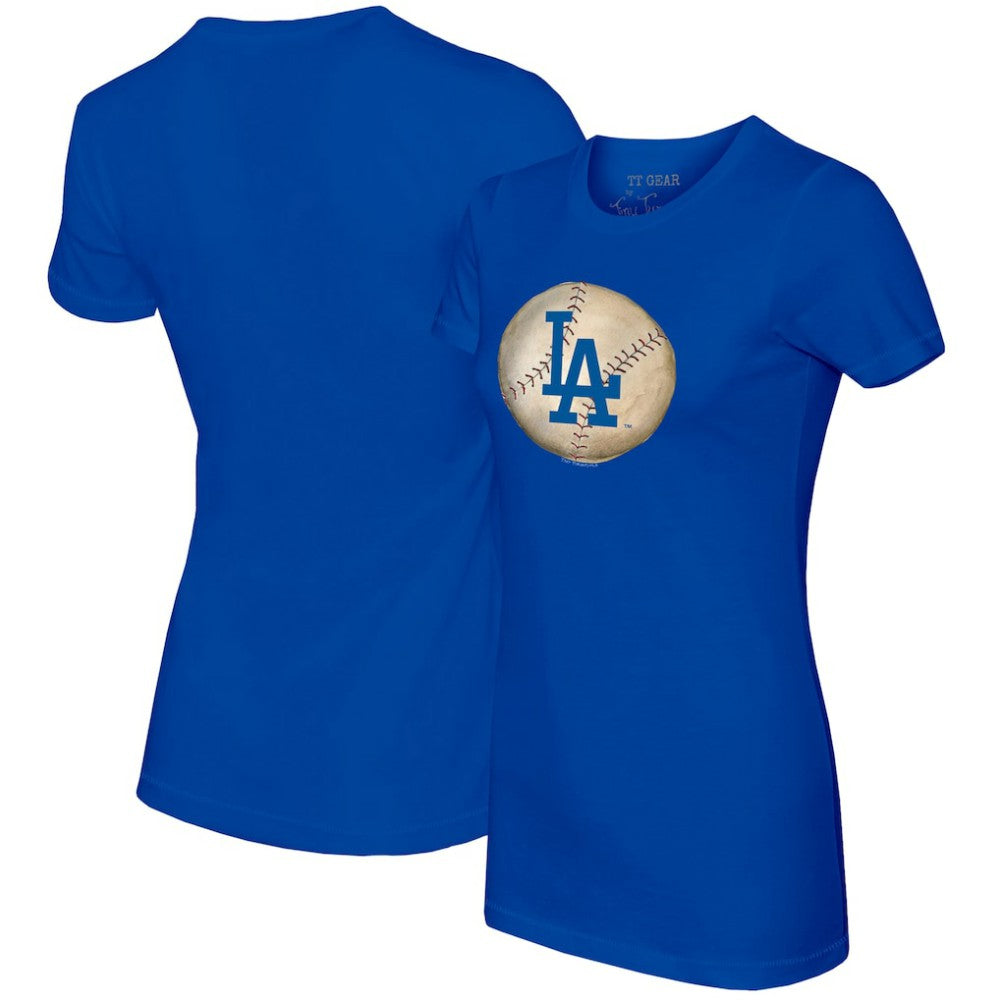 Los Angeles Dodgers Tiny Turnip Women's Stitched Baseball T-Shirt - Royal T-shirts