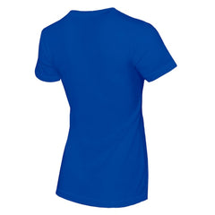 Chicago Cubs Tiny Turnip Women's Sugar Skull T-Shirt - Royal T-shirts