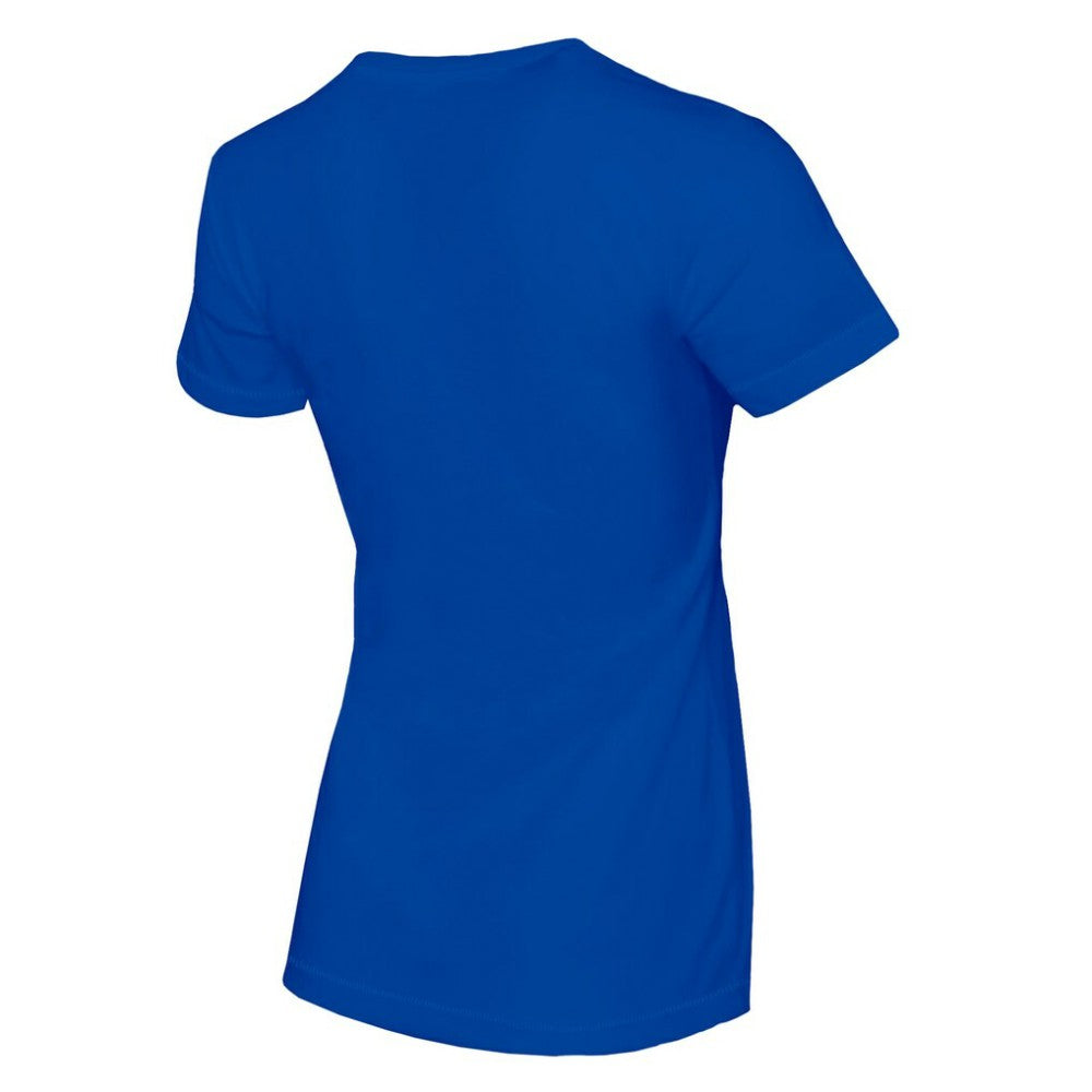 Chicago Cubs Tiny Turnip Women's Sundae Helmet T-Shirt - Royal T-shirts